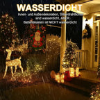 LED String Lights | Copper Wire & IP65 Waterproof | 9 m, 300 LEDs