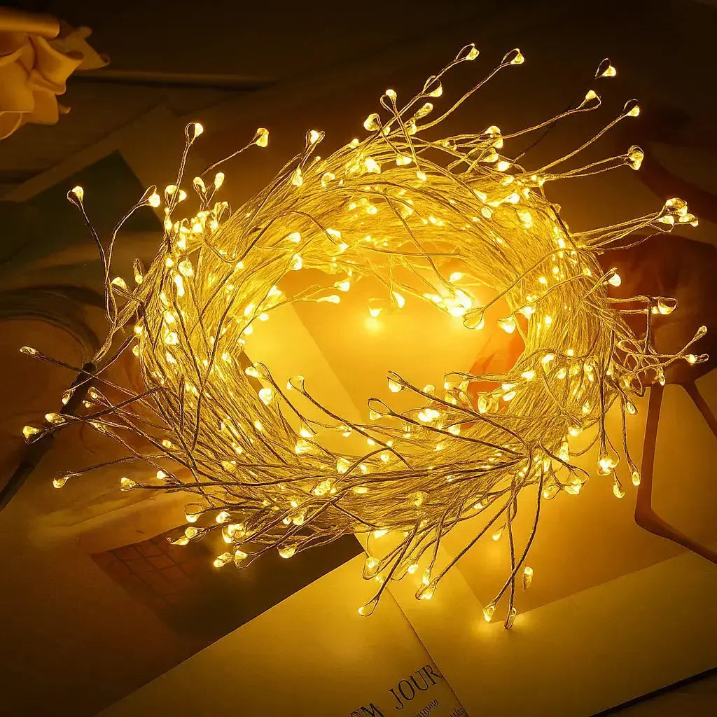 LED String Lights | Copper Wire & IP65 Waterproof | 9 m, 300 LEDs