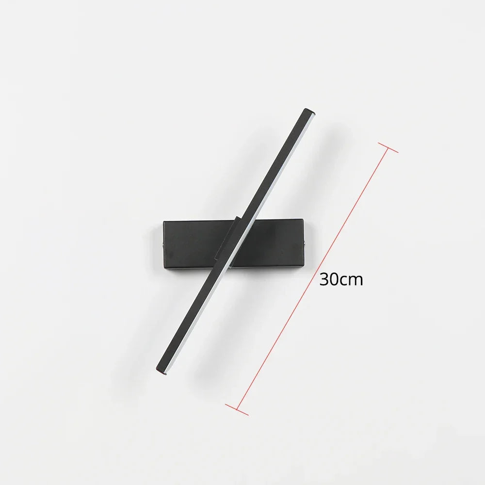 LED Wall Lamp | 330° Rotatable & Selectable Color Temperature