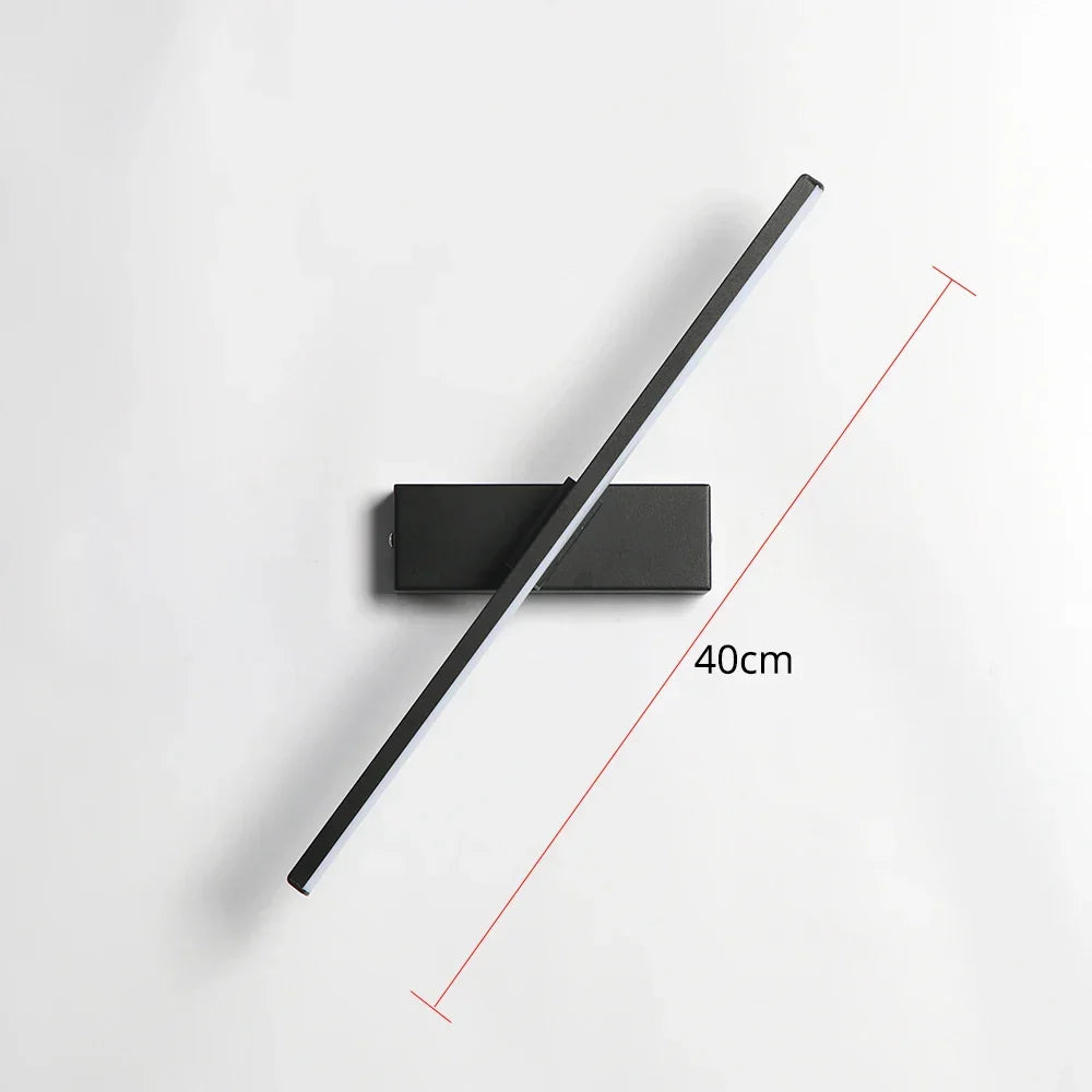 LED Wall Lamp | 330° Rotatable & Selectable Color Temperature