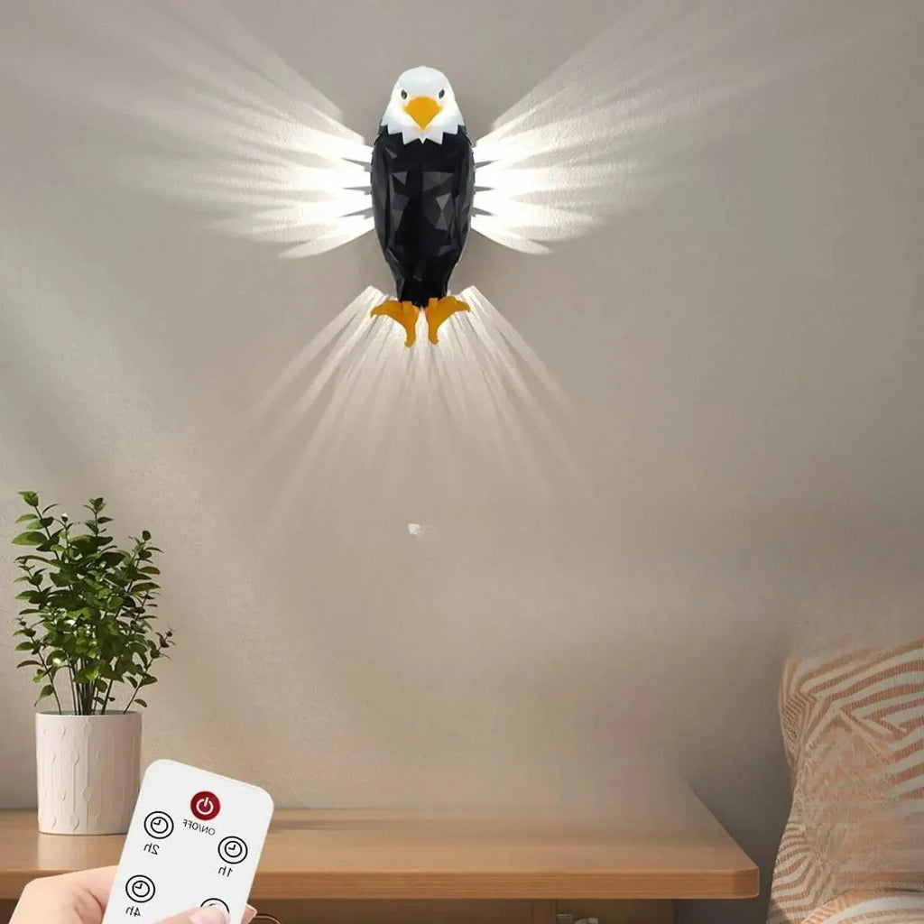 LED Wall Lamp | 3D Eagle Design & Soft Ambient Light