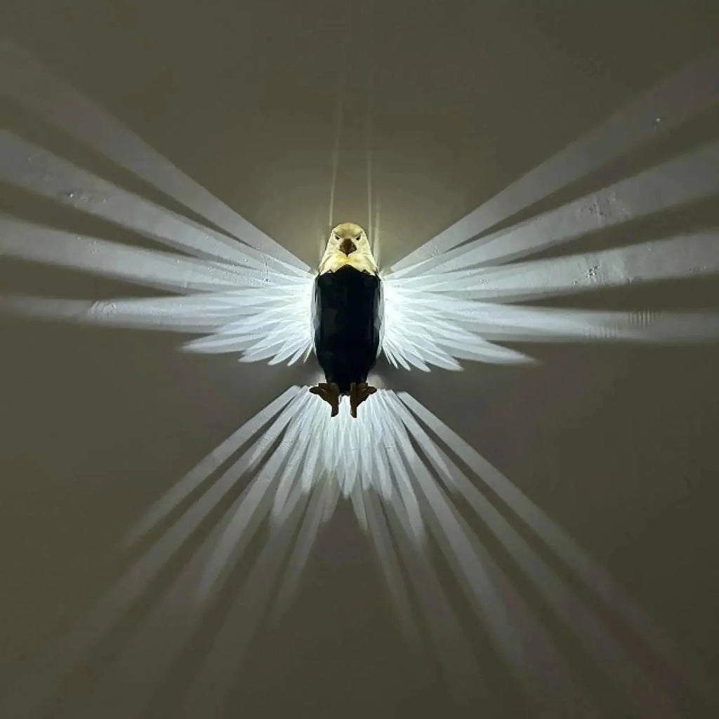 LED Wall Lamp | 3D Eagle Design & Soft Ambient Light
