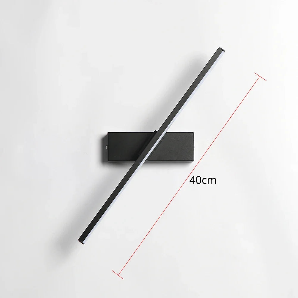 LED Wall Light | 330° Swiveling & Selectable Color Temperature | 30/40/50 cm