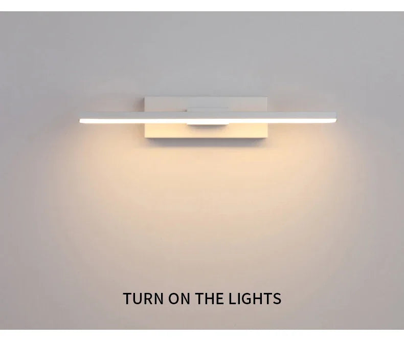 LED Wall Light | 330° Swiveling & Selectable Color Temperature | 30/40/50 cm