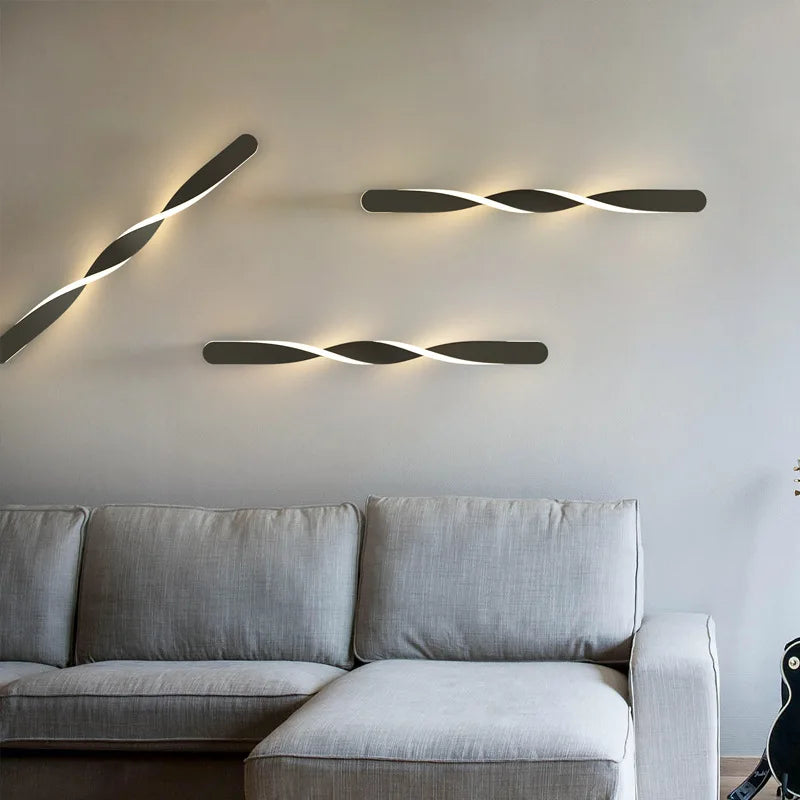 LED Wall Light | Curved Dimmable Warm White