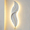 LED Wall Light | Feather-Inspired Backlit & Dimmable