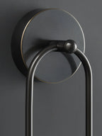 LED Wall Light | Tricolor LED & Brass Glass