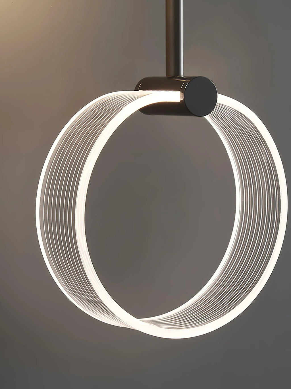 LED Wall Light | Tricolor LED & Brass Glass