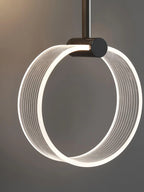 LED Wall Light | Tricolor LED & Brass Glass