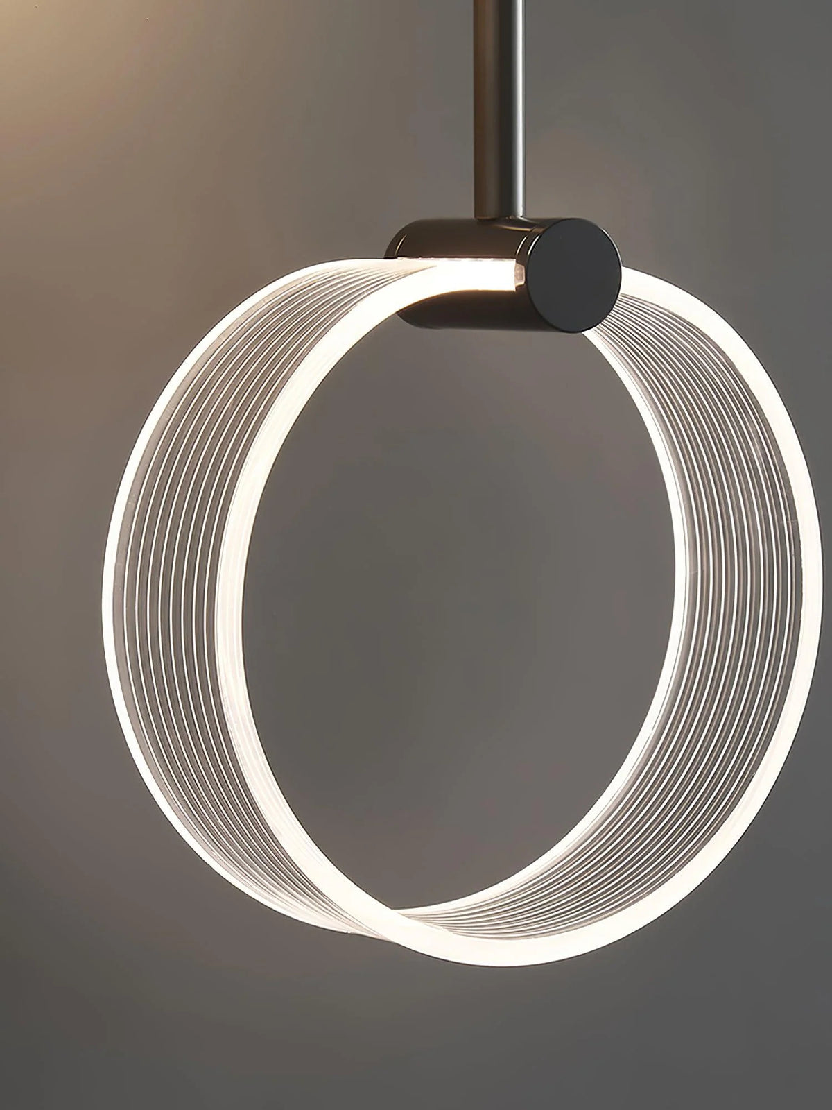 LED Wall Light | Tricolor LED & Brass Glass