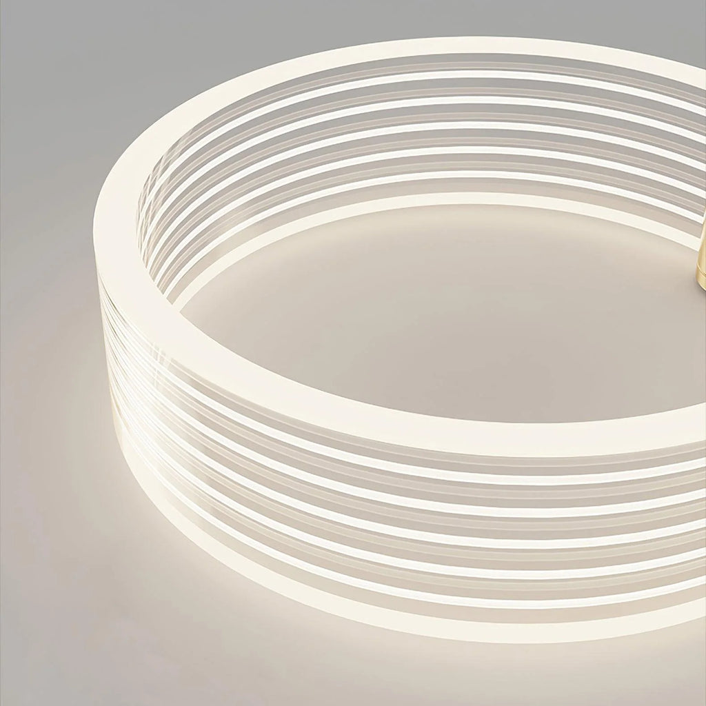 LED Wall Light | Tricolor LED & Brass Glass