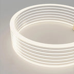 LED Wall Light | Tricolor LED & Brass Glass