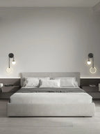 LED Wall Light | Tricolor LED & Brass Glass
