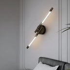 LED Wall Sconce | Adjustable Color Temperature, Metal & Acrylic | Single Or Double Head