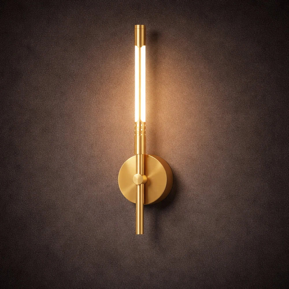 LED Wall Sconce | Adjustable Color Temperature, Metal & Acrylic | Single Or Double Head