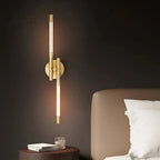 LED Wall Sconce | Adjustable Color Temperature, Metal & Acrylic | Single Or Double Head