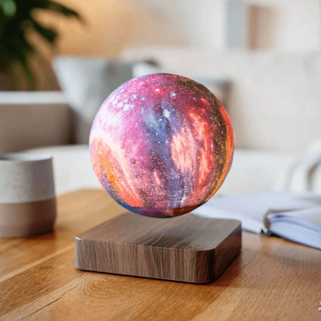 Levitating Moon Lamp | Magnetic Levitating & 16-Color LED