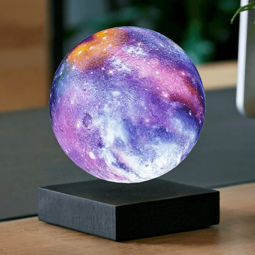 Levitating Moon Lamp | Magnetic Levitating & 16-Color LED