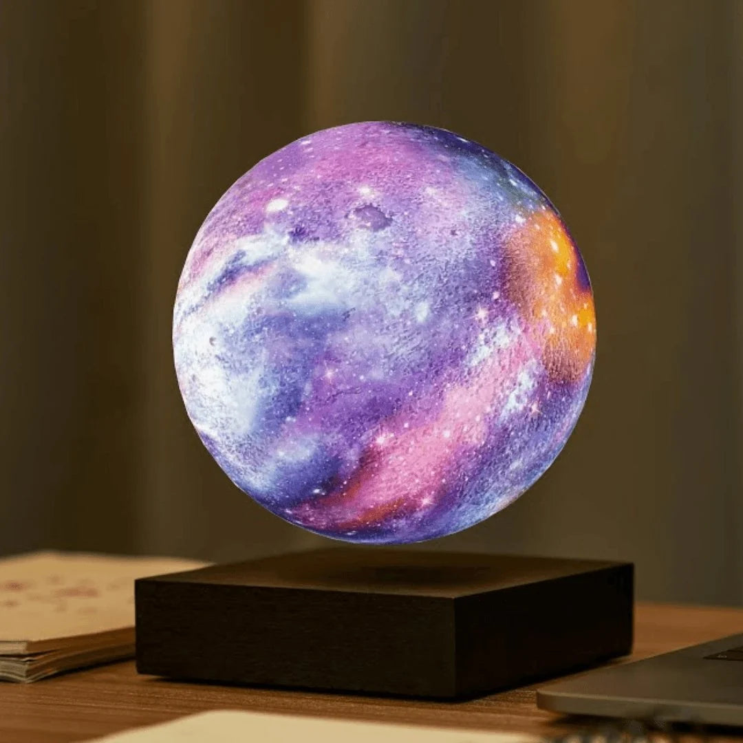 Levitating Moon Lamp | Magnetic Levitating & 16-Color LED