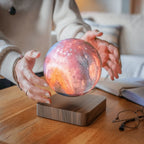 Levitating Moon Lamp | Magnetic Levitating & 16-Color LED