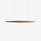 Linear Pendant Light | Integrated LED & Acrylic Diffuser | Adjustable Hanging Height