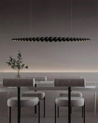Linear Pendant Light | Integrated LED & Acrylic Diffuser | Adjustable Hanging Height