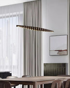 Linear Pendant Light | Integrated LED & Acrylic Diffuser | Adjustable Hanging Height