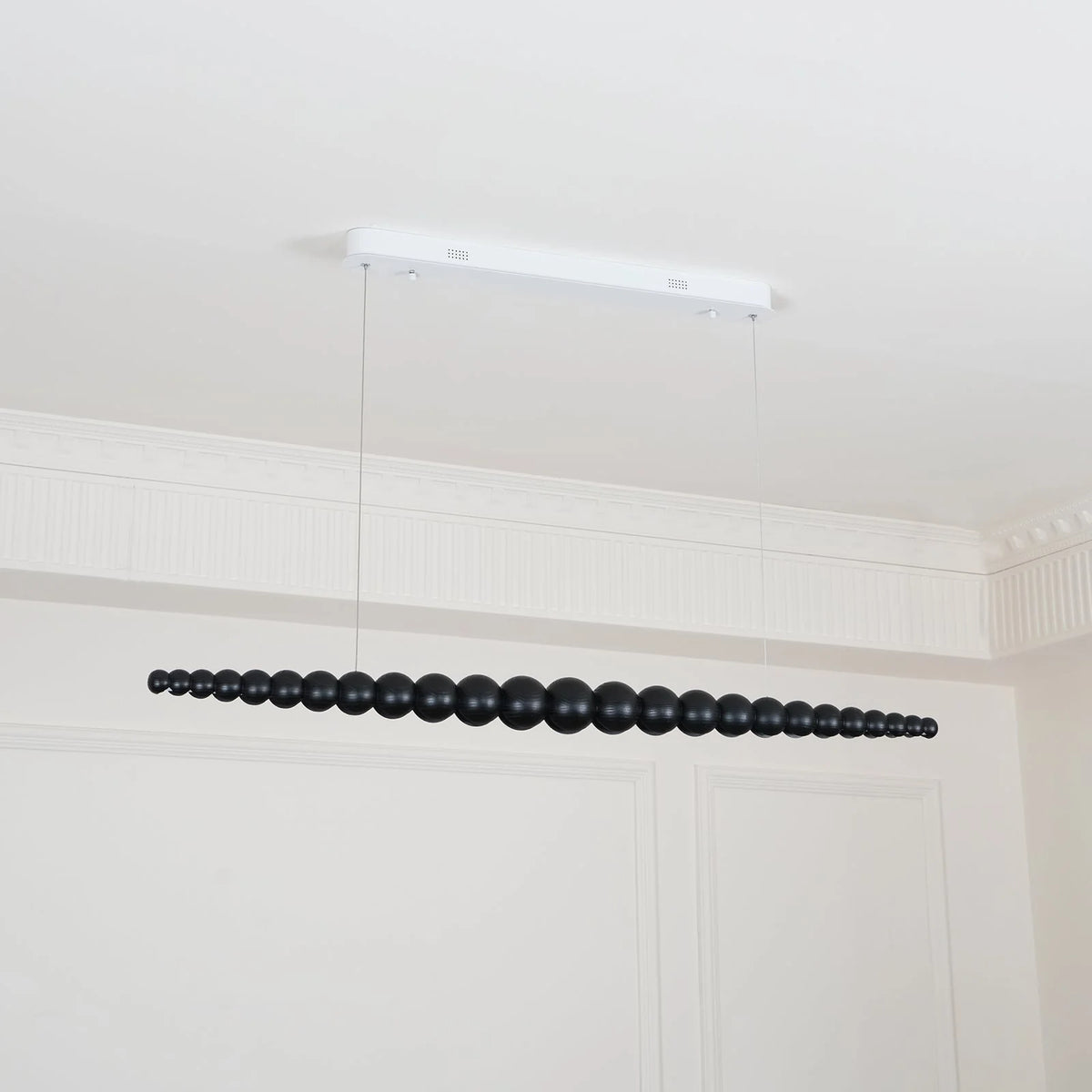 Linear Pendant Light | Integrated LED & Acrylic Diffuser | Adjustable Hanging Height