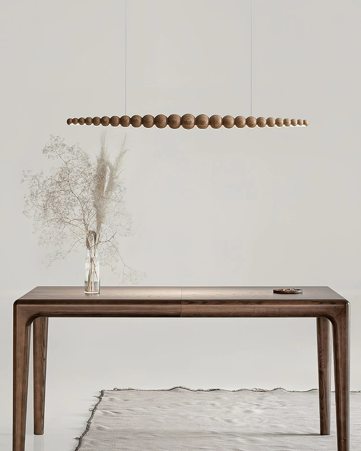Linear Pendant Light | Integrated LED & Acrylic Diffuser | Adjustable Hanging Height