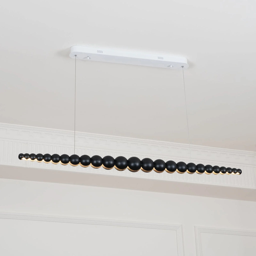 Linear Pendant Light | Integrated LED & Acrylic Diffuser | Adjustable Hanging Height