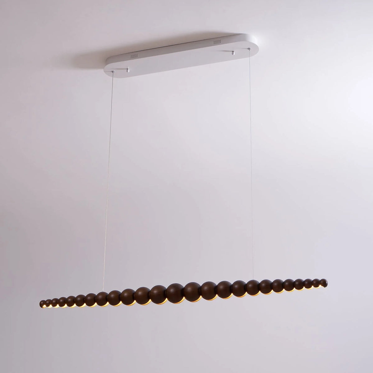 Linear Pendant Light | Integrated LED & Acrylic Diffuser | Adjustable Hanging Height