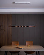 Linear Pendant Light | Integrated LED & Acrylic Diffuser | Adjustable Hanging Height