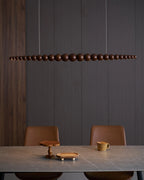 Linear Pendant Light | Integrated LED & Acrylic Diffuser | Adjustable Hanging Height
