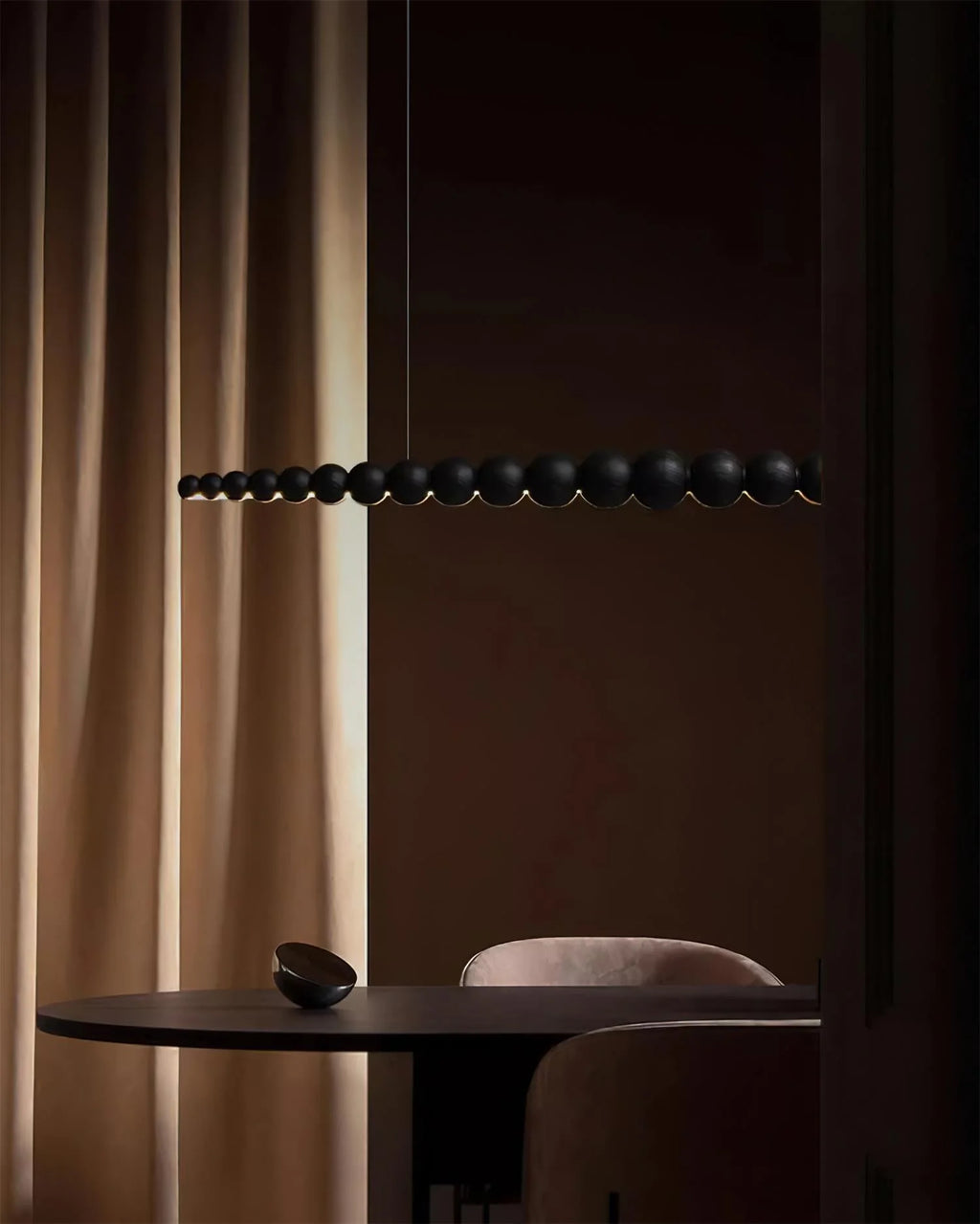 Linear Pendant Light | Integrated LED & Acrylic Diffuser | Adjustable Hanging Height