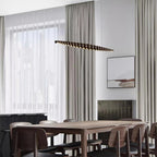 Linear Pendant Light | Integrated LED & Acrylic Diffuser | Adjustable Hanging Height
