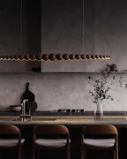 Linear Pendant Light | Integrated LED & Acrylic Diffuser | Adjustable Hanging Height