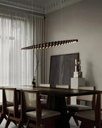 Linear Pendant Light | Integrated LED & Acrylic Diffuser | Adjustable Hanging Height