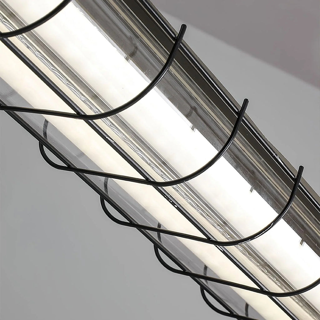 Linear Pendant Light | Integrated LED & Adjustable Suspension | 123 cm