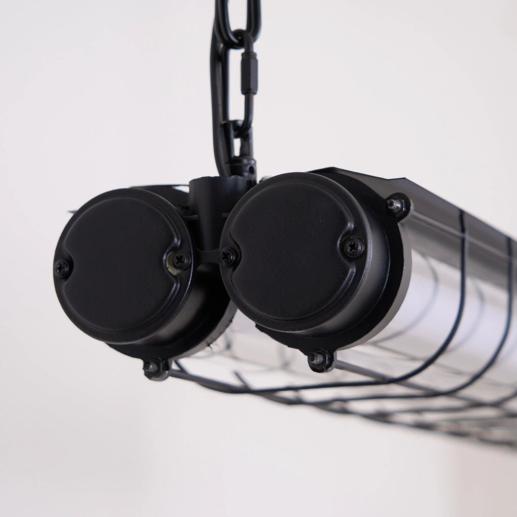 Linear Pendant Light | Integrated LED & Adjustable Suspension | 123 cm