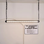 Linear Pendant Light | Integrated LED & Adjustable Suspension | 123 cm