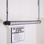 Linear Pendant Light | Integrated LED & Adjustable Suspension | 123 cm