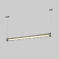 Linear Pendant Light | Integrated LED & Adjustable Suspension | 123 cm