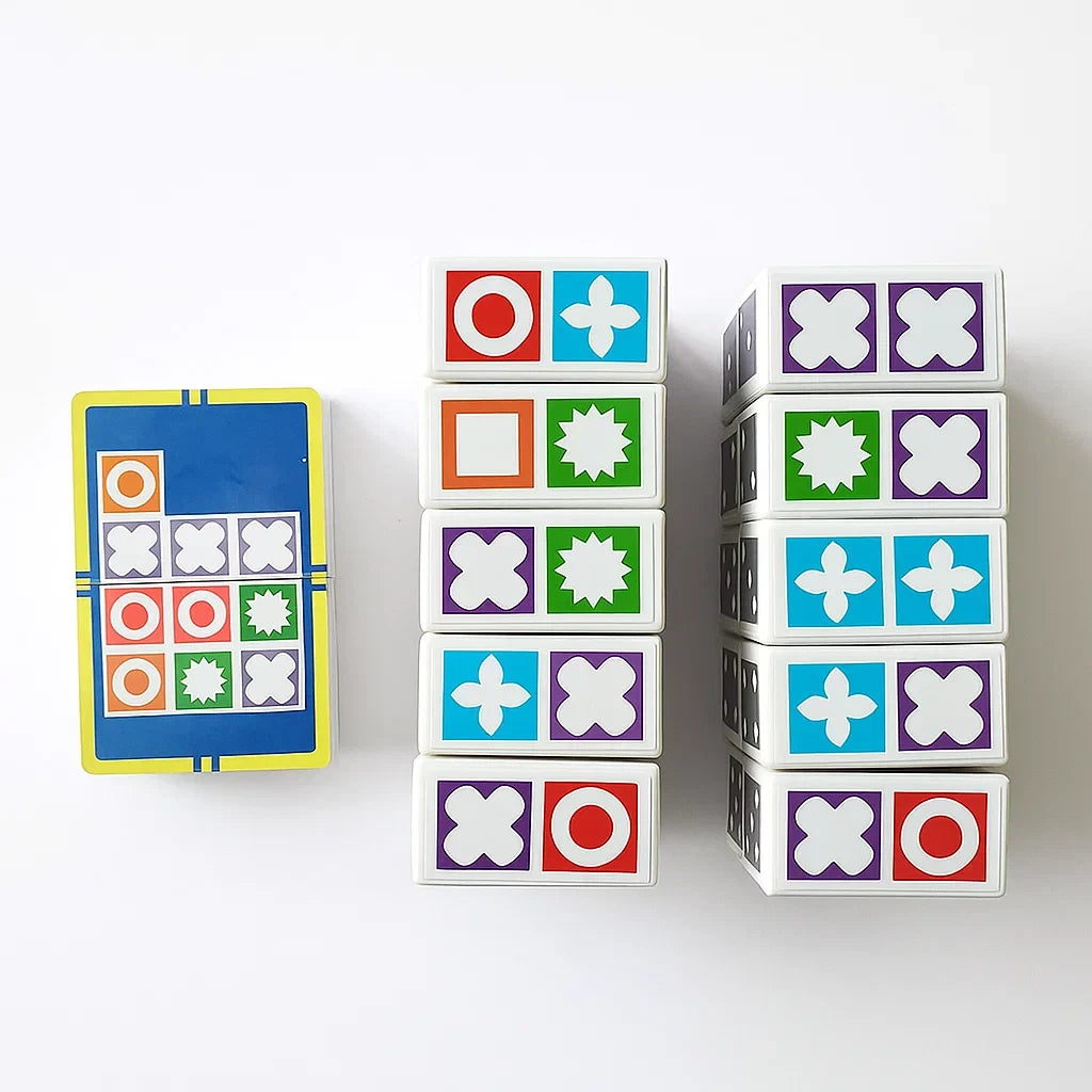 Logic Game | 20 Symbol Dice & 60 Cards | Ages 7+