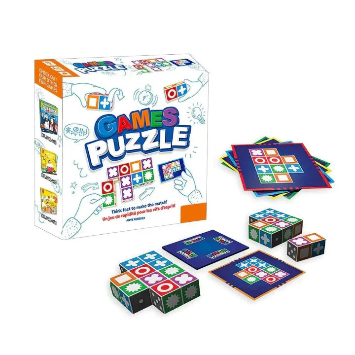 Logic Game | 20 Symbol Dice & 60 Cards | Ages 7+
