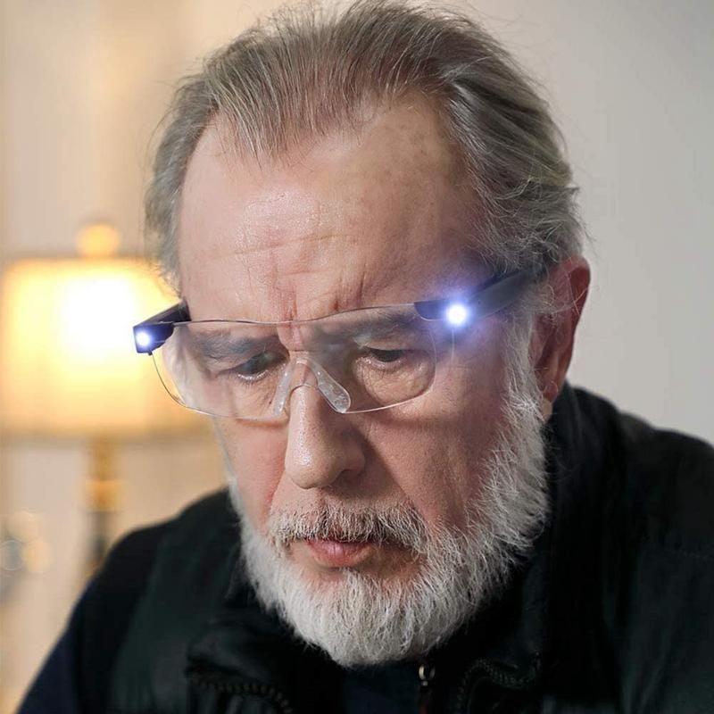Magnifying Glasses | Hands-Free LED Lights & USB-Rechargeable