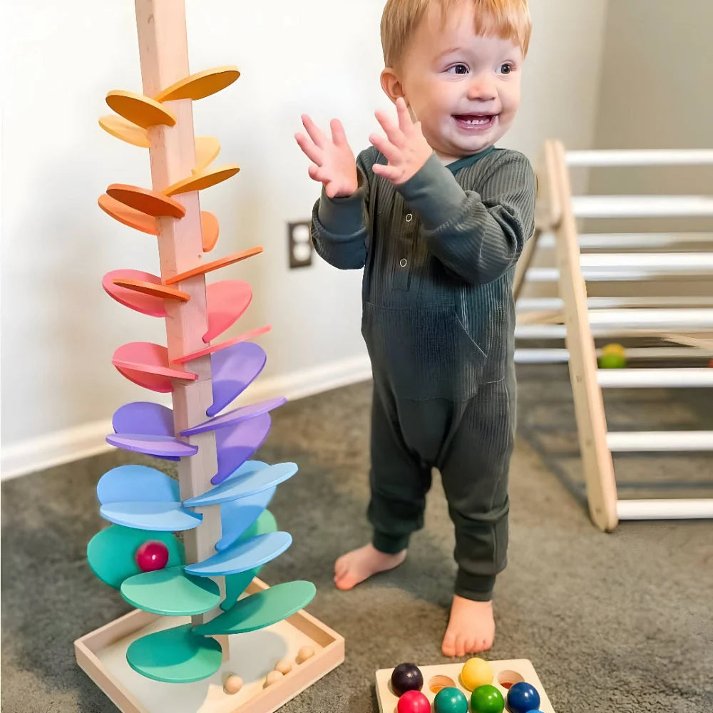 Marble Run | Non-Toxic Wood & Sound