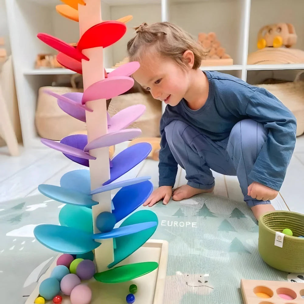 Marble Run | Non-Toxic Wood & Sound