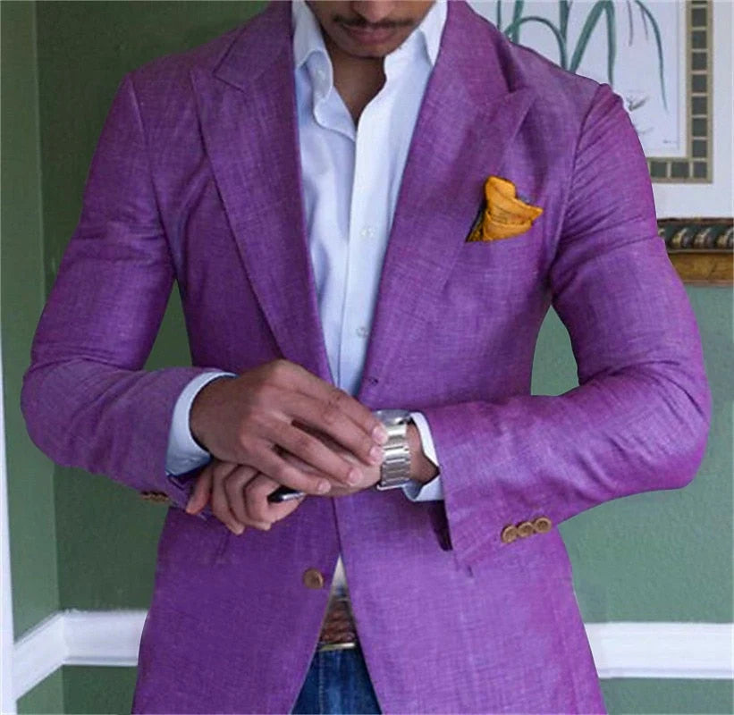 Men's Blazer | Cotton-Linen Tailored & Breathable