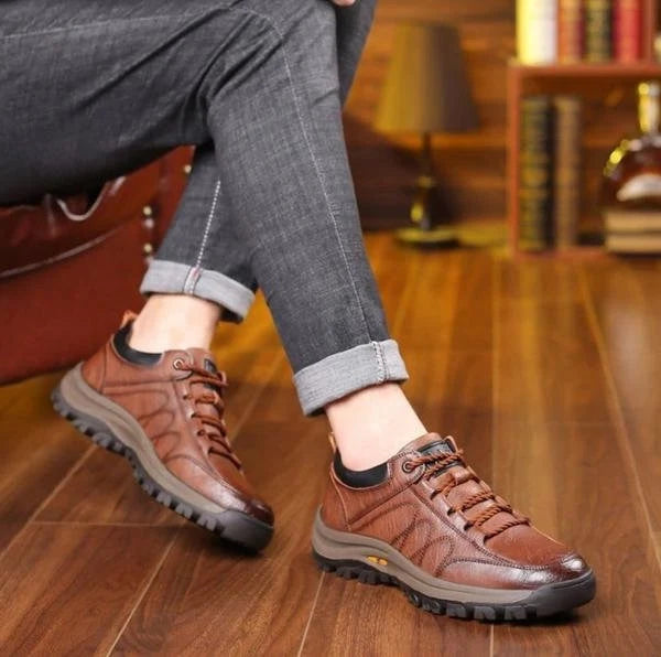 Men's Orthopedic Shoes | Three-Arch Support & Waterproof Leather