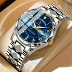 Men's Sports Watch | Multifunctional Chronograph & Dual Display | 50m Water-Resistant